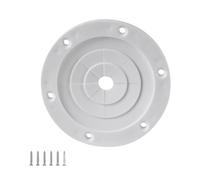 Rod Holder Gasket, Fishing Rod Cover, PVC Cap Protector, Flexible Sturdy Design, Marine Accessory for Enthusiasts, Boat Dock Gear Use, 4.92x3.35 Inches, White Color, 1 Piece,