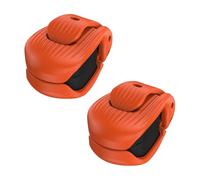 Rod Holder | Non-Slip Clamp - 2 Pieces Fixed Rod Clips for Shore Rods, for Use on Land Beach River Boat Kayak Lake Trolling Pier and for Men