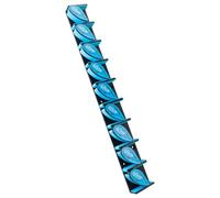 Rod Holder, Vertical Storage Equipment Wall | Rod Holder with 9 Holes without Drilling - Suitable for Home, Outdoors, Garages, Boats and Exhibition for Bull