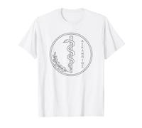 Rod of Asclepius Greek Medicine Symbol Medical Student T-Shirt