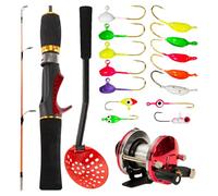 Rod & Reel Combo, Rod and Spool, Travel Kit for Reel Combo Rods | Complete Portable Spincast Angling Gear for Adults Beginners