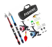 Rod Reel Set 2.1m 5.2:1 Ratio EVA Handle Rod Reel Set 2.1m | Adjustable front drag, handles 4/120 to 6/160 lbs, steady braking, prevents line breakage