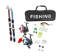 Rod Reel Set 2.1m 5.2:1 Ratio EVA Handle Rod Reel Set 2.1m | Adjustable front drag, handles 4/120 to 6/160 lbs, steady braking, prevents line breakage