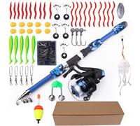 Rod Set for Small Children, Beginner Equipment | Kit for Small | For Kindergartens Camping Beach Park Birthdays Salt Water Lake River Stream Pond