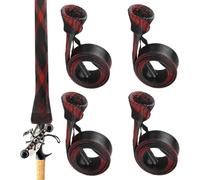Rod Sleeves Fishing | Fishing Pole Covers Sleeves | Waterproof Protector Heavy-Duty Tools for Surf Beach Deck Lake Kayak Shore Garage Travel Boat River Pier