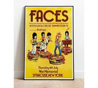 Rod Stewart And The Faces War Memorial Syracuse 1972 Badfinger - Concert Tour Venue Live Promo : A Huge 36"x24" Poster Print Vintage Retro : BRING YOUR WALLS TO LIFE !