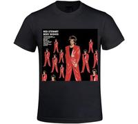 Rod Stewart Body Wishes Men's Crewneck Tee Shirts Black Black L