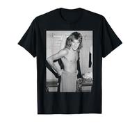 Rod Stewart Faces Changing for Showbiz Football Match 1974 T-Shirt
