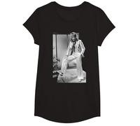 Rod Stewart Faces Singer Striped Jacket in 1975 T-Shirt, Girls, Black, Small