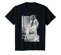 Rod Stewart Faces Singer Striped Jacket in 1975 T-Shirt, Youth, Black, X-Small