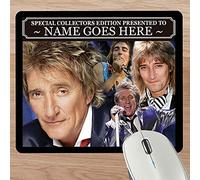 Rod Stewart Personalised Icon Mouse Mat Gift