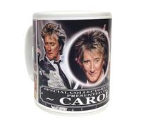 Rod Stewart Personalised Mug | Custom Name Gloss Ceramic Mug | Glossy Ceramic Coffee Mug |Personalised With Any Name Up To 12 Characters | Rod Stewart Gifts