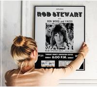 Rod Stewart, Ron Wood & The Faces 1975 Concert Tour Promotional Venue Tour Live Concert Poster : A Huge 30"x24" Print : BRING YOUR WALLS TO LIFE ! #5
