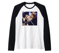 Rod Stewart & Ronnie Wood Faces Top Of The Pops 1973 Raglan Baseball Tee