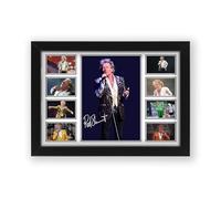 Rod Stewart Signed Poster Print - Limited Edition Autograph Fan Gift - Collectible Memorabilia Wall Art Merchandise (Unframed A4 (30x21cm))