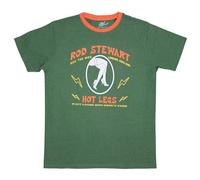 Rod Stewart T Shirt Hot Legs Logo Official Unisex Green, Green, M