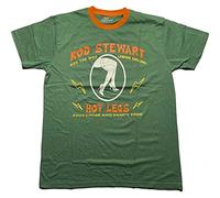 Rod Stewart T Shirt Hot Legs Logo Official Unisex Green S