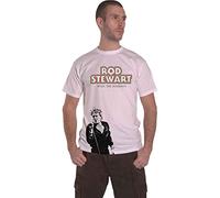 Rod Stewart T Shirt Rock The Holidays Logo Official White L