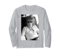 Rod Stewart The Faces Singer On American Tour 1975 Long Sleeve T-Shirt