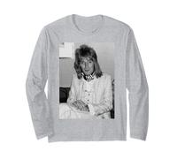 Rod Stewart The Faces Singer Portrait 1977 Long Sleeve T-Shirt