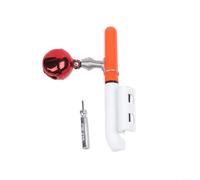 Rod Tip Light For Night Fishing Featuring Glow-in-the-Dark LED, Electronic Bite Alarm, Flash Or Steady Light Mode, ABS Housing(Red)