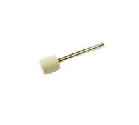 RODA Mounted Felt Bobs for Buffing Polishing Metal and Glass Polishing Mounted Felts for use with Rotary Tools 10X12mm On 3mm Spindle Pack of 10