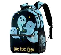 RODAILYCAY Cute Backpack for Teen, Girls, Boys, the Boo Crew Large Capacity Bookbag, Travel Laptop Backpack, Water Resistant College School Bag