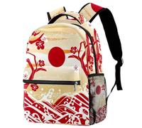 RODAILYCAY Japan's New Year's Backpack for Women, 16 Inch Laptop Backpack, College Bookbag School Bag, Water Resistant Travel Hiking Daypack