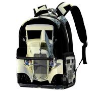 RODAILYCAY Kids Backpack, Bubble Car School Backpack, Waterproof Rucksack Casual Daypack, Book Bag Laptop Bag for Men Women