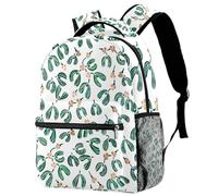 RODAILYCAY Kids Backpack, Christmas Mistletoe Plant School Backpack, Waterproof Rucksack Casual Daypack, Book Bag Laptop Bag for Men Women