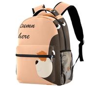 RODAILYCAY Laptop Backpack, Autumn Is Here Hand Drawn Bear Durable School Backpack for College High School, Water Resistant Travel Hiking Ruckpack