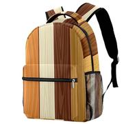 RODAILYCAY School Backpack, Large Capacity Bookbag, Laminate Floor Travel Laptop Backpack, Water Resistant College School Computer Bag for Teen, Girls, Boys, Fits 15.6 Inch Notebook