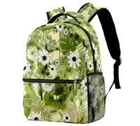 RODAILYCAY School Backpack, Large Capacity Bookbag, the Flower of Secluded Land Travel Laptop Backpack, Waterproof College School Computer Bag for Teen, Girls, Boys, Fits 15.6" Notebook