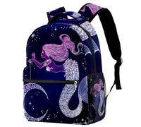 RODAILYCAY Spirituality Mythology Tattoo Travel Laptop Backpack, College High School Backpack, Large Capacity Bookbag, Cute Backpack for Men Women