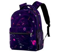 RODAILYCAY Star Universe School Backpack for Men & Women, Travel Bag with Laptop Compartmen, Lightweight School Bookbag, High School Middle Backpack for Boys Girls