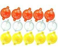 Roddarch 15 X Bubble Float Set. Small Medium, Large Clear Yellow Orange Carp Bubble Floats