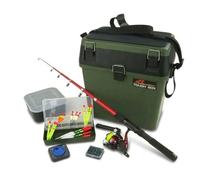 Roddarch Complete Junior Beginners Fishing Kit & Tackle Seat Box Set