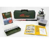 Roddarch Junior Fishing Kit for Kids: Complete Starter Set with 2.0m Telescopic Rod, HP200XR Reel & Full Tackle - Includes 20-Page "How to Fish" Guide & Species ID Chart - Perfect Beginner set