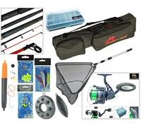 Roddarch Sea Fishing Kit. Set Inc. 10ft Rod, Reel, Line, Tackle Box, Net, Tackle, Weights, Float & Holdall Bag
