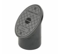 Rodding Eye Oval 110mm 4" Plastic Underground Black Ug36