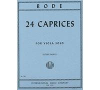 Rode - 24 Caprices For Viola Edited by Pagels Published by International Music Company