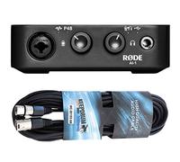 Rode Ai 1 USB Audio Interface with Keepdrum XLR Cable 6 m