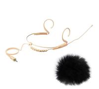 Rode HS2P Headset Microphone with Keepdrum Fur Wind Protection