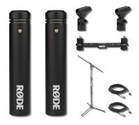 Rode M5 Matched Pair Small-Diaphragm Condenser Microphones with Rode SB20 Stereo Array Spacing Bar and Tripod Microphone Stand