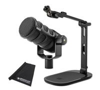 Rode Microphone Podmic USB with DS-3 Table Tripod and Keepdrum Cloth