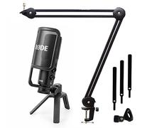 Rode NT-USB+ USB Condenser Microphone + Keepdrum MS138 WH Table Tripod White
