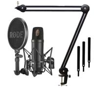 Rode NT1-Kit Studio Microphone Set with Keepdrum Articulated Arm Tripod
