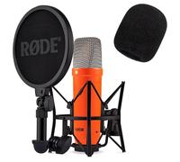 Rode NT1 Signature Studio Microphone Orange with Keepdrum Pop Protection