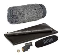 Rode NTG-2 Directional Microphone with Keepdrum Fur Wind Protection