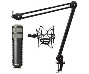 Rode Procaster Professional Recording XLR Microphone with Keepdrum MS138 Articulated Arm and MS090B Microphone Spider